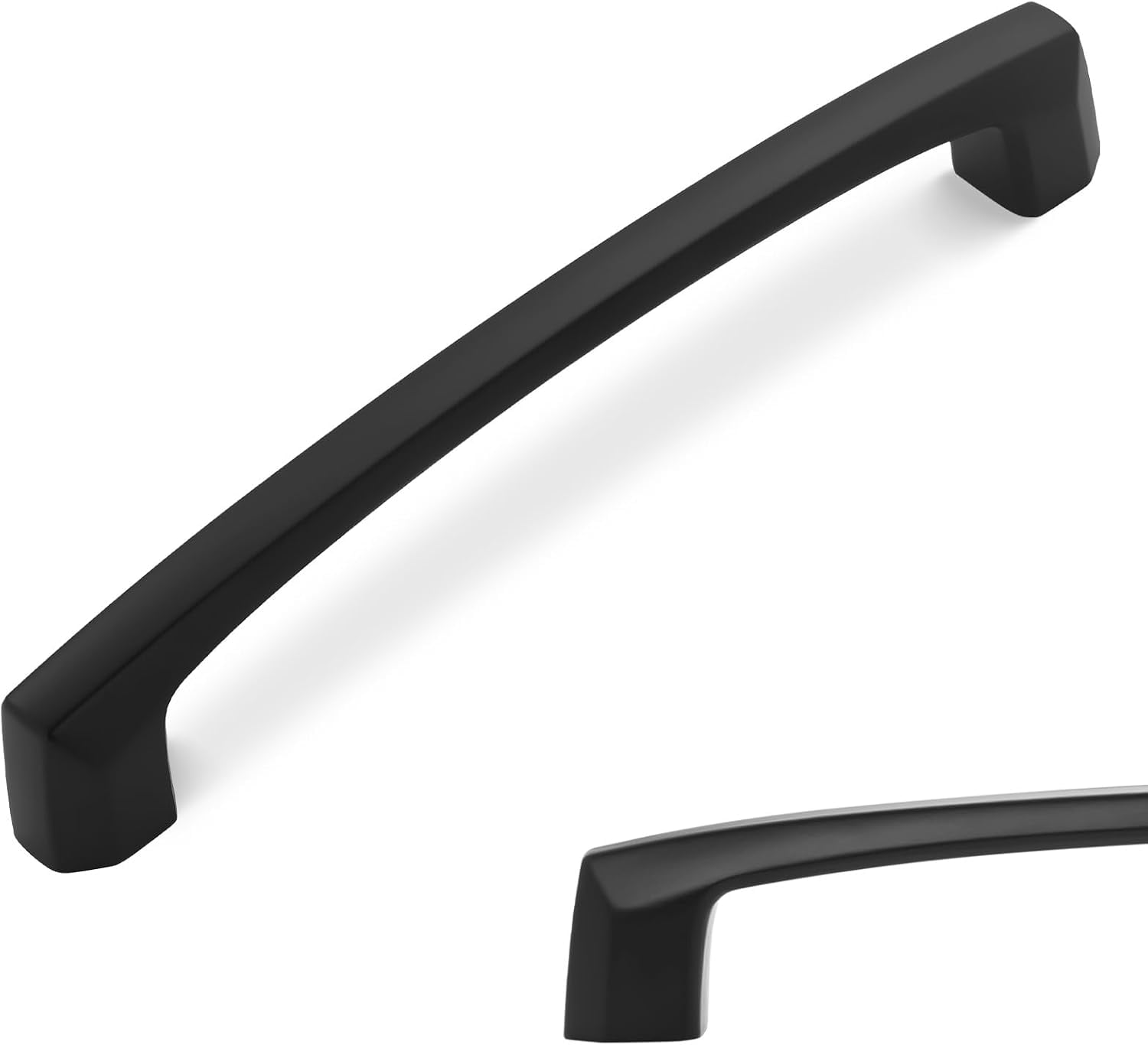 MANIJA PARA MUEBLES 5 PULGADAS BUKOBYHE NEGRO MATE ZINC ALEACIÓN PACK 2 UNIDADES - 1