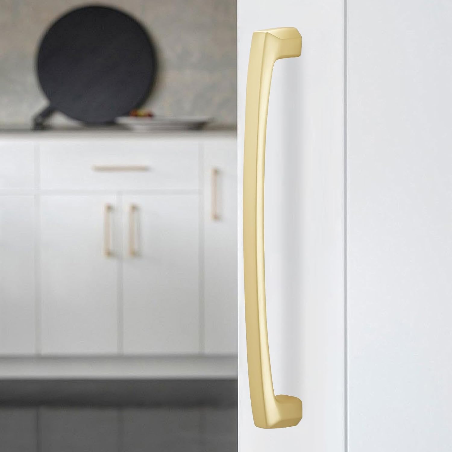 MANIJA PARA MUEBLE 7 PULGADAS LATÓN CEPILLADO PAQUETE 10 UNIDADES - 3