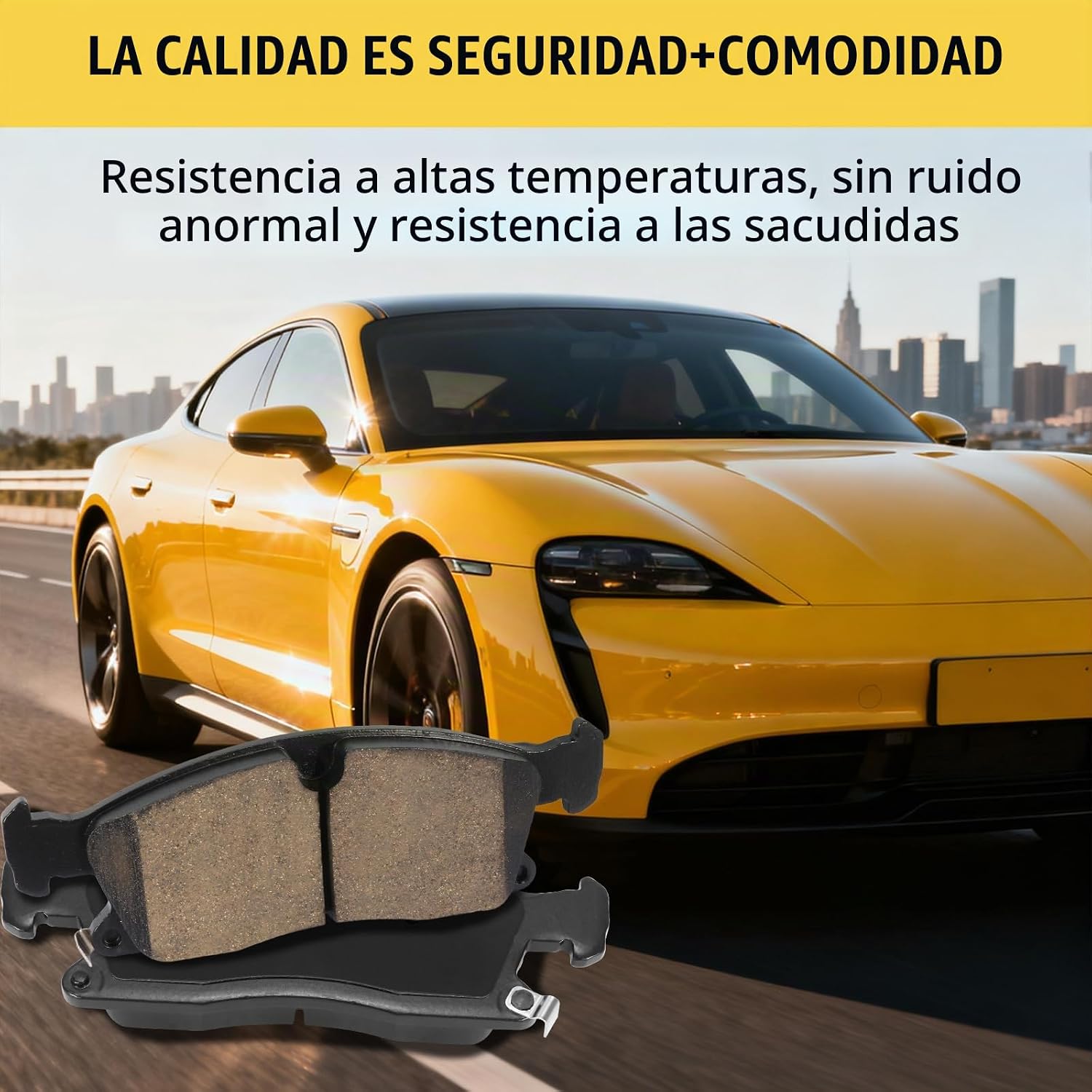PASTILLAS DE FRENO DELANTERO CERÁMICAS D1455 PARA DODGE DURANGO 2011-2016 Y JEEP GRAND CHEROKEE 2011-2021 - 4