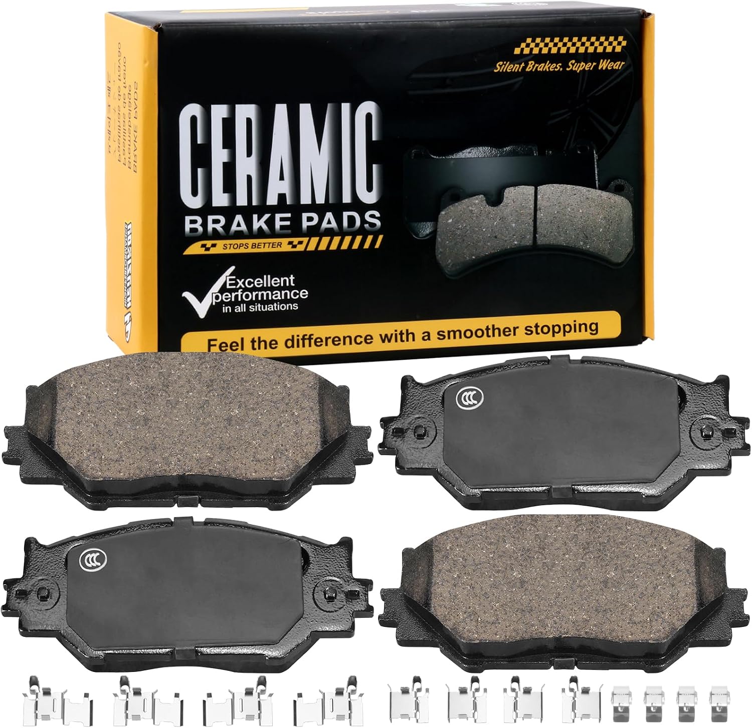 PASTILLAS DE FRENO DELANTERO CERÁMICAS HECHENQICHE D1178 PARA LEXUS IS250 2006-2008 Y 2014-2015 - 1