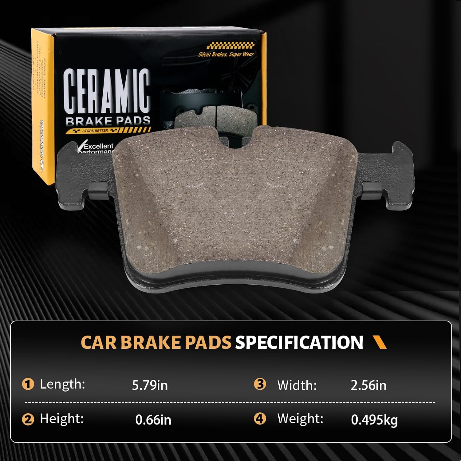 PASTILLAS DE FRENO DELANTERO CERÁMICAS D1561 PARA BMW 228I, 230I, 320I, 328D, 328I, 330E Y X3 - 5