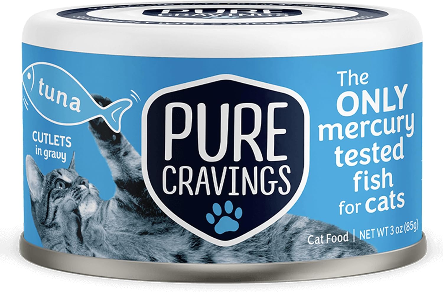 ALIMENTO HÚMEDO PARA GATOS PURE CRAVINGS ATÚN EN TROZOS CON SALSA, PACK 12 LATAS - 1