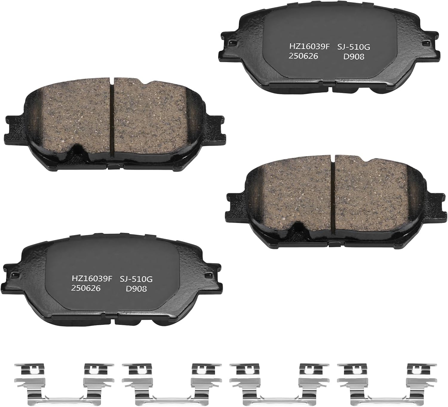 PASTILLAS DE FRENO DELANTERO CERÁMICAS D908 PARA TOYOTA CAMRY 2002-2006 Y LEXUS GS300/IS250 - 1