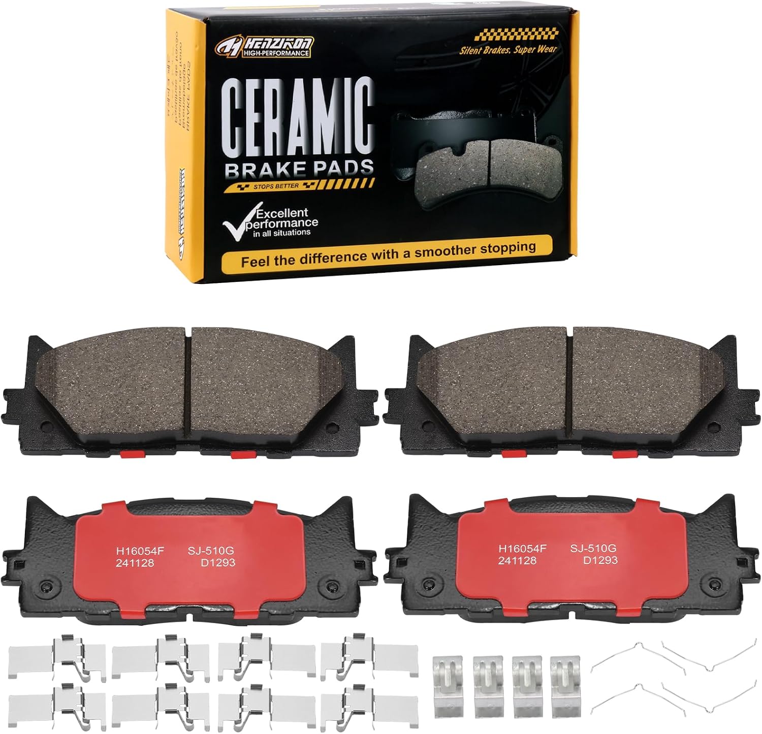 PASTILLAS DE FRENO DELANTERO CERÁMICAS D1293 PARA LEXUS ES300H, ES350 Y TOYOTA AVALON, CAMRY - 1