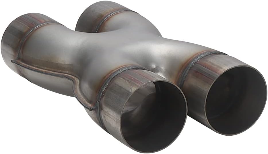 TUBO X DE ESCAPE A-KARCK DUAL 3' ACERO INOXIDABLE 12' PARA MOTOR WIDE-BODY - 4
