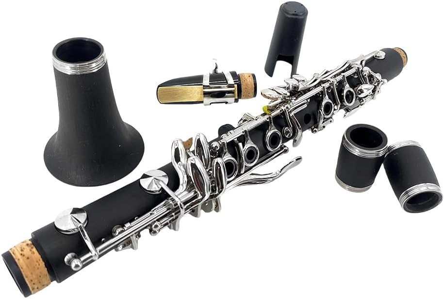 CLARINETE MIB YOUNGMONIC CUERPO ÉBANO LLAVES NÍQUEL CON ESTUCHE Y KIT DE MANTENIMIENTO - 4