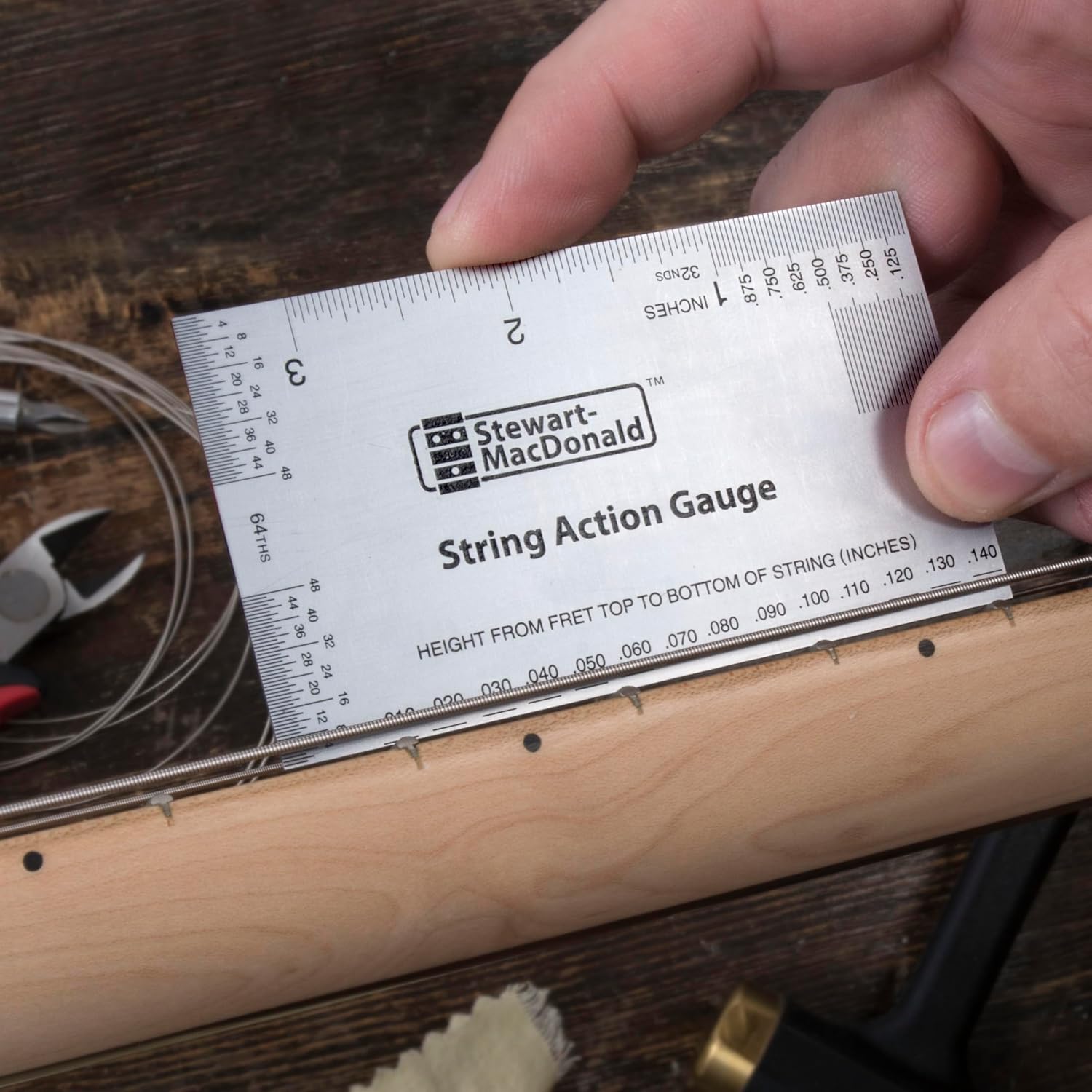 KIT DE CONFIGURACIÓN BÁSICA PARA GUITARRA STEWMAC 3 PIEZAS SISTEMA IMPERIAL - 2