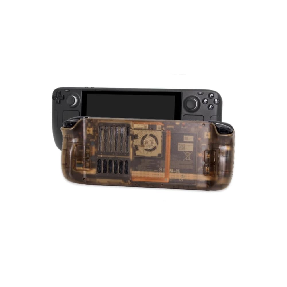 PLACA TRASERA TRANSPARENTE DE REEMPLAZO HZXKQMIL PARA STEAM DECK Y STEAM DECK OLED - 2
