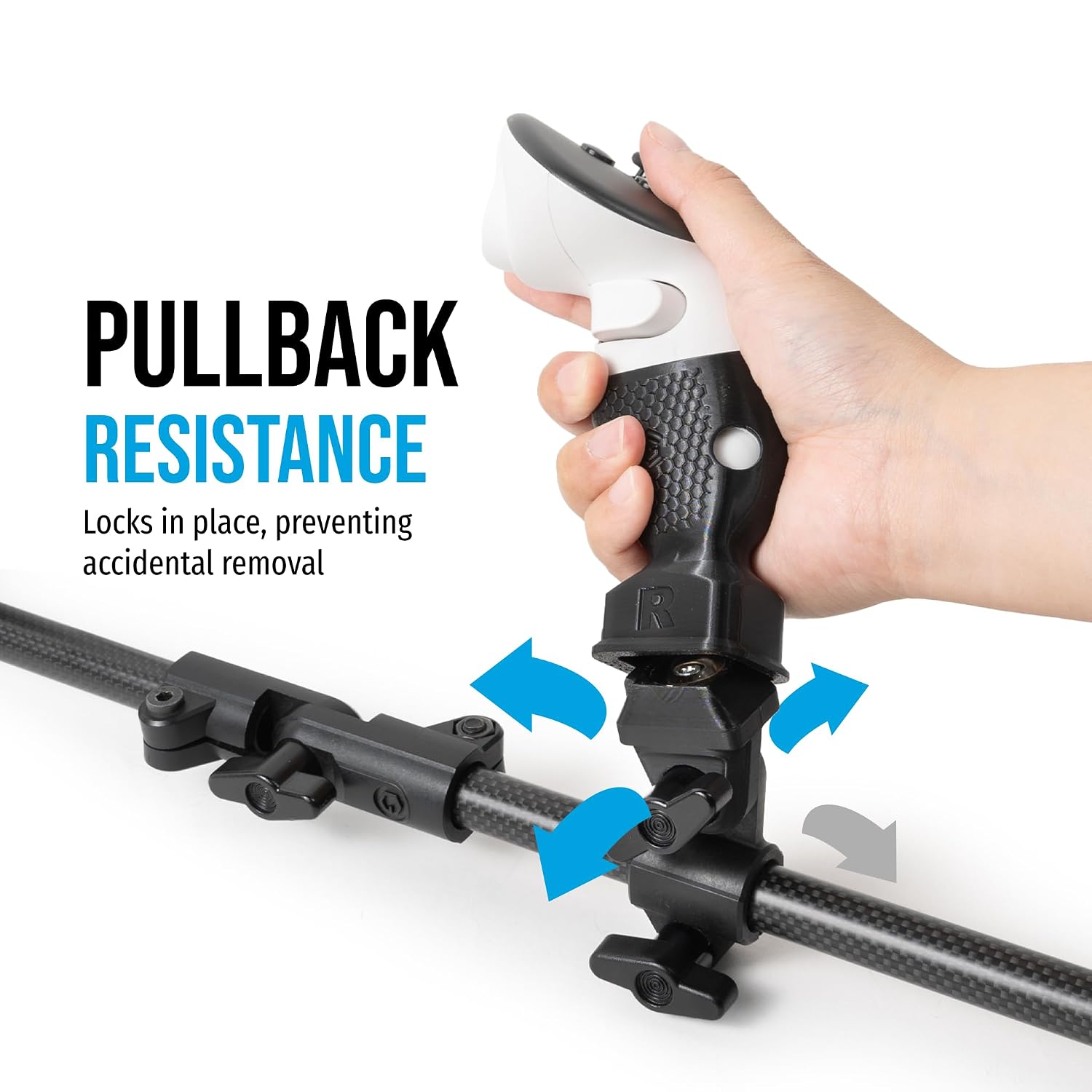 ADAPTADOR DE STOCK VR GLISTCO MAGNI STOCK+ PARA META QUEST 3, 3S Y PRO FIBRA DE CARBONO - 4