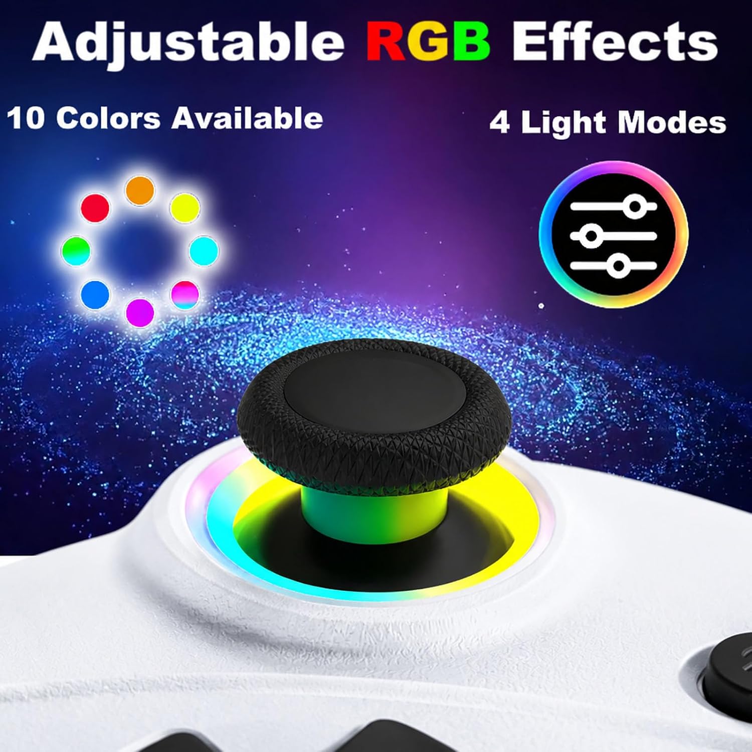 CONTROL FYREGAME REPLACEMENT LUNA CONTROLLER CON RGB LIGHTING Y TMR STICK - 5