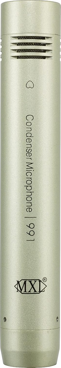 MICRÓFONO MXL 990/991 BUNDLE CONDENSADOR DIAFRAGMA GRANDE Y PEQUEÑO CHAMPAGNE - 5