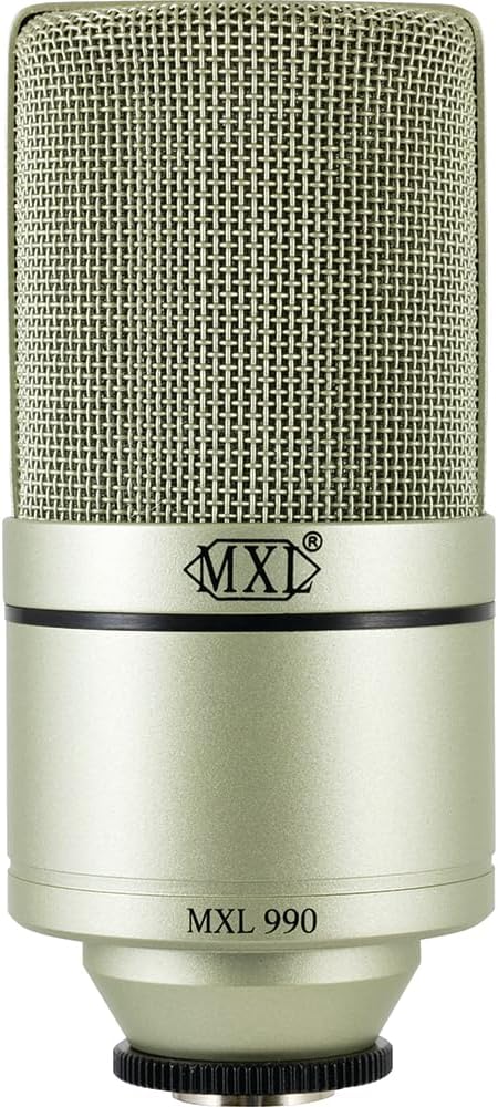 MICRÓFONO CONDENSADOR MXL 990 PARA PODCASTING, CANTO Y GRABACIÓN DE ESTUDIO - 1