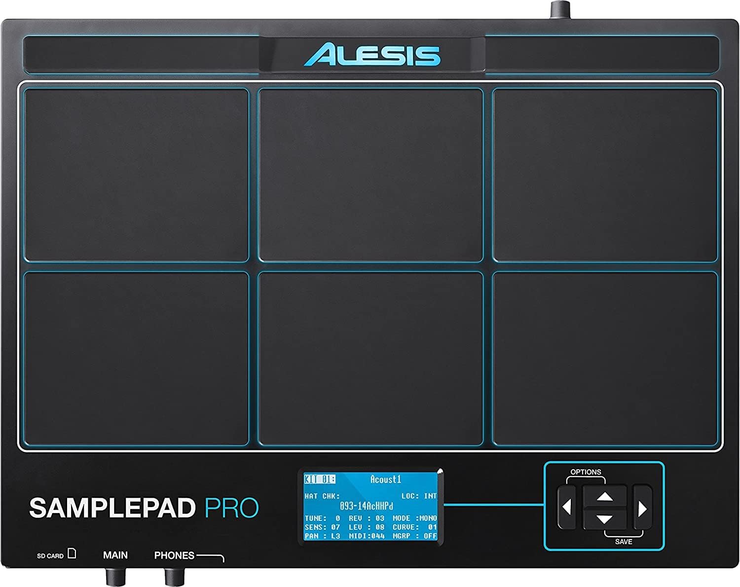 ALESIS SAMPLEPAD PRO BATERÍA ELECTRÓNICA DE 8 PADS - 1