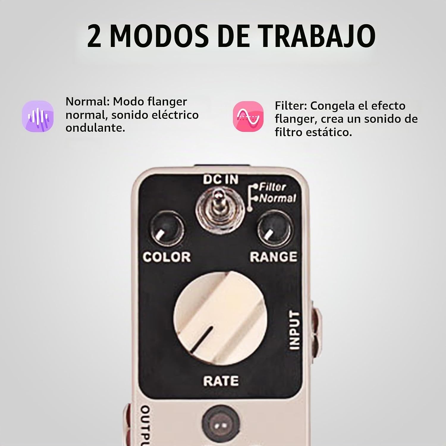 PEDAL DE EFECTOS MOOER E-LADY ANALOG FLANGER - 2