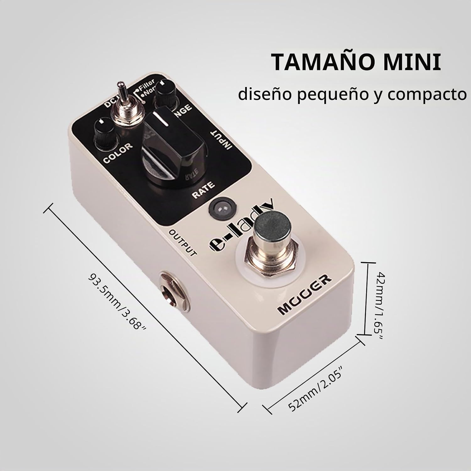 PEDAL DE EFECTOS MOOER E-LADY ANALOG FLANGER - 3