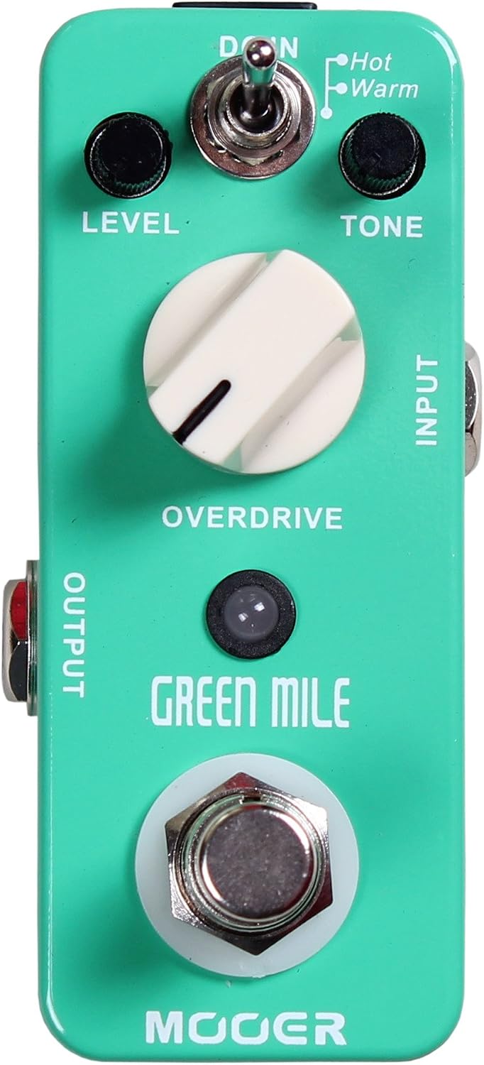 PEDAL DE OVERDRIVE MOOER GREEN MILE PARA GUITARRA ELÉCTRICA - 1