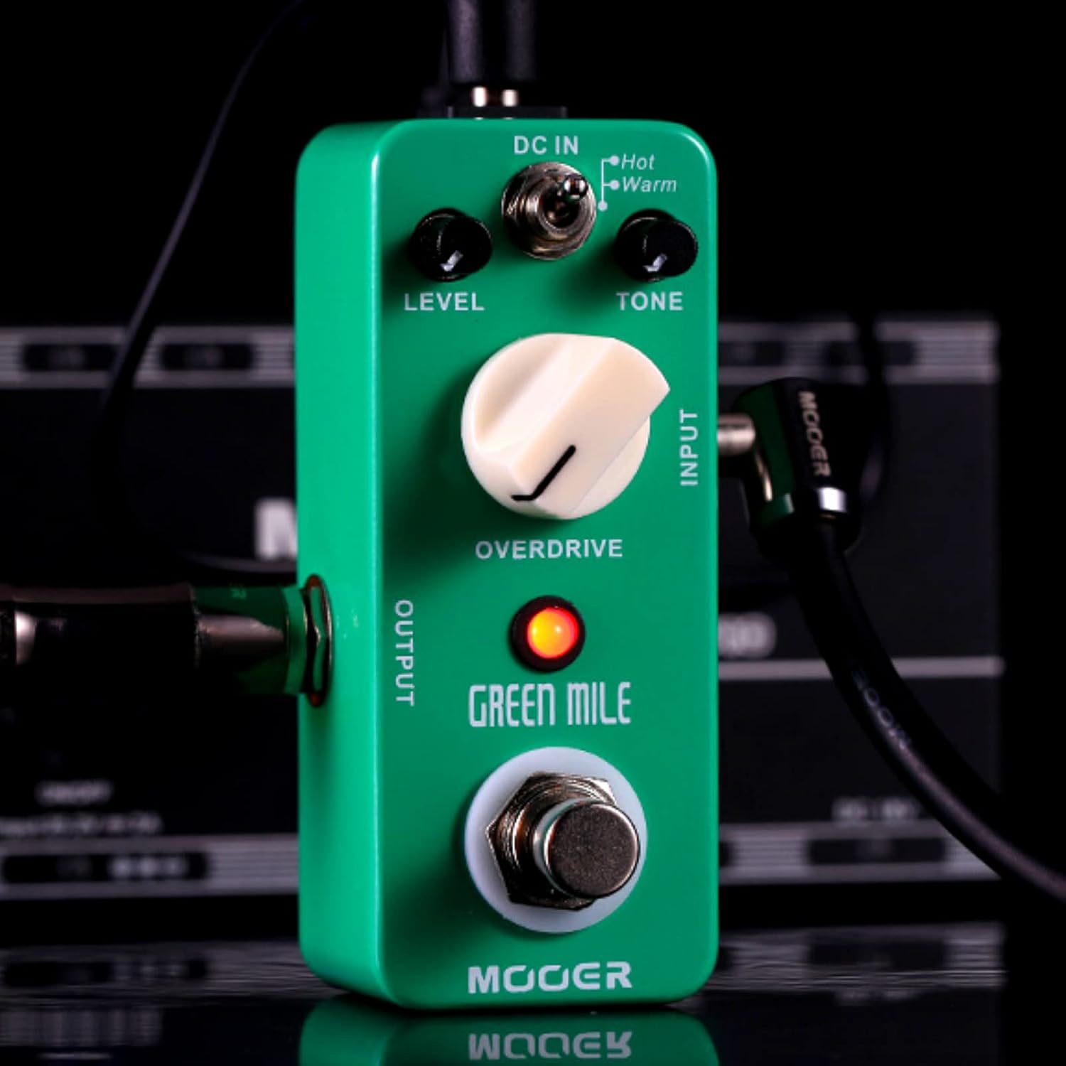 PEDAL DE OVERDRIVE MOOER GREEN MILE PARA GUITARRA ELÉCTRICA - 5