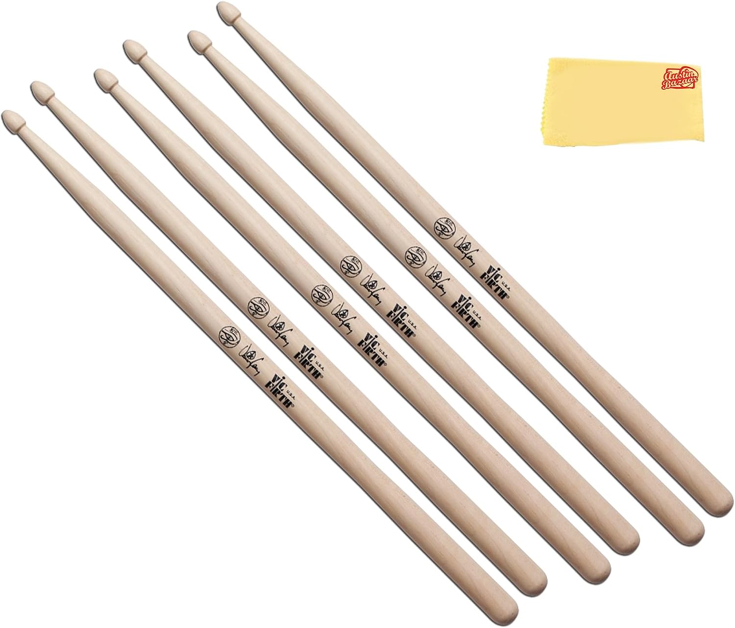 BAQUETAS VIC FIRTH SDC SIGNATURE SERIES DANNY CAREY PACK 3 PARES - 1