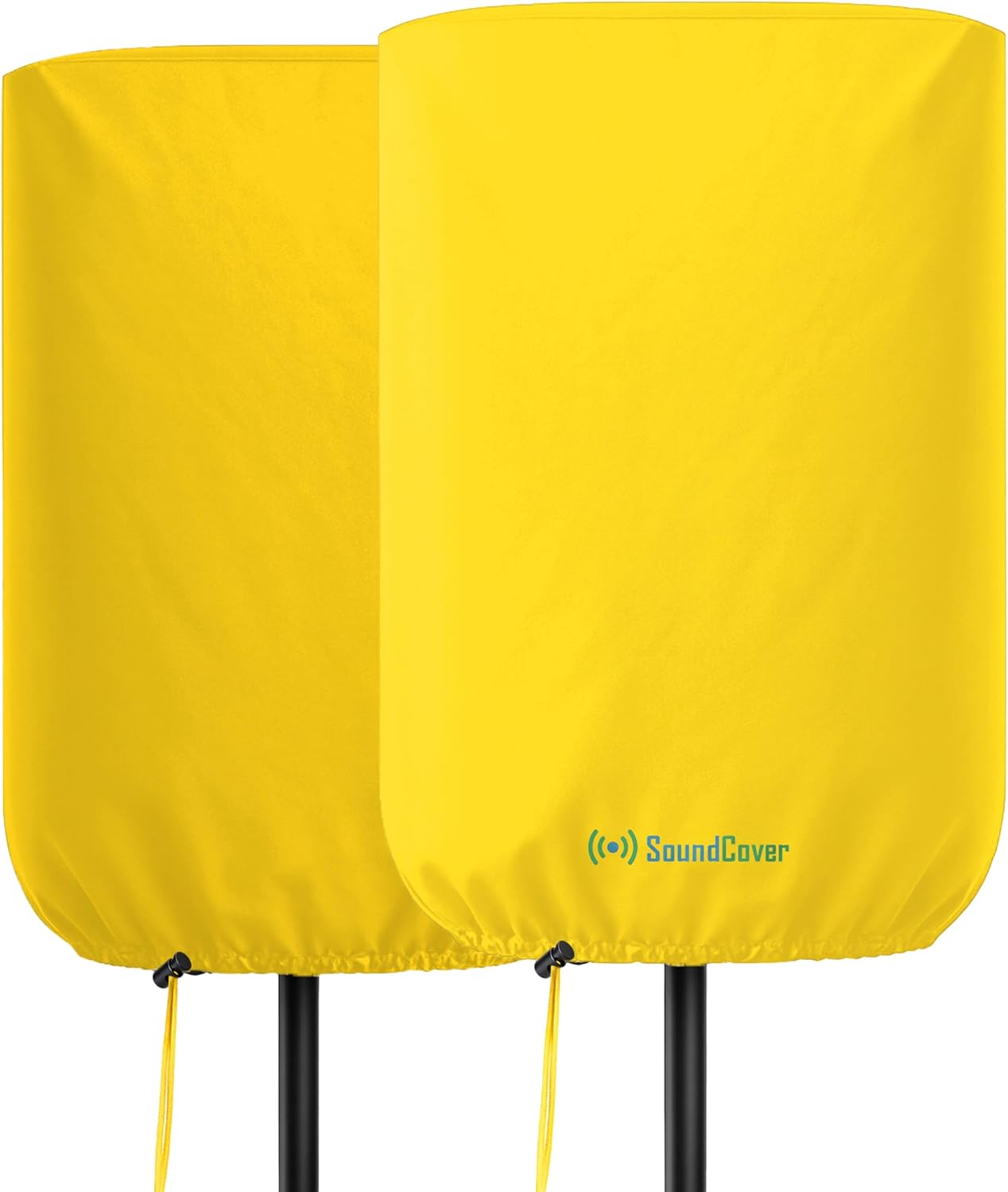 FUNDA PROTECTORA PARA PARLANTE PA/DJ DE 10' SOUNDCOVER 600D AMARILLA CON BOLSA DE ALMACENAMIENTO - 1
