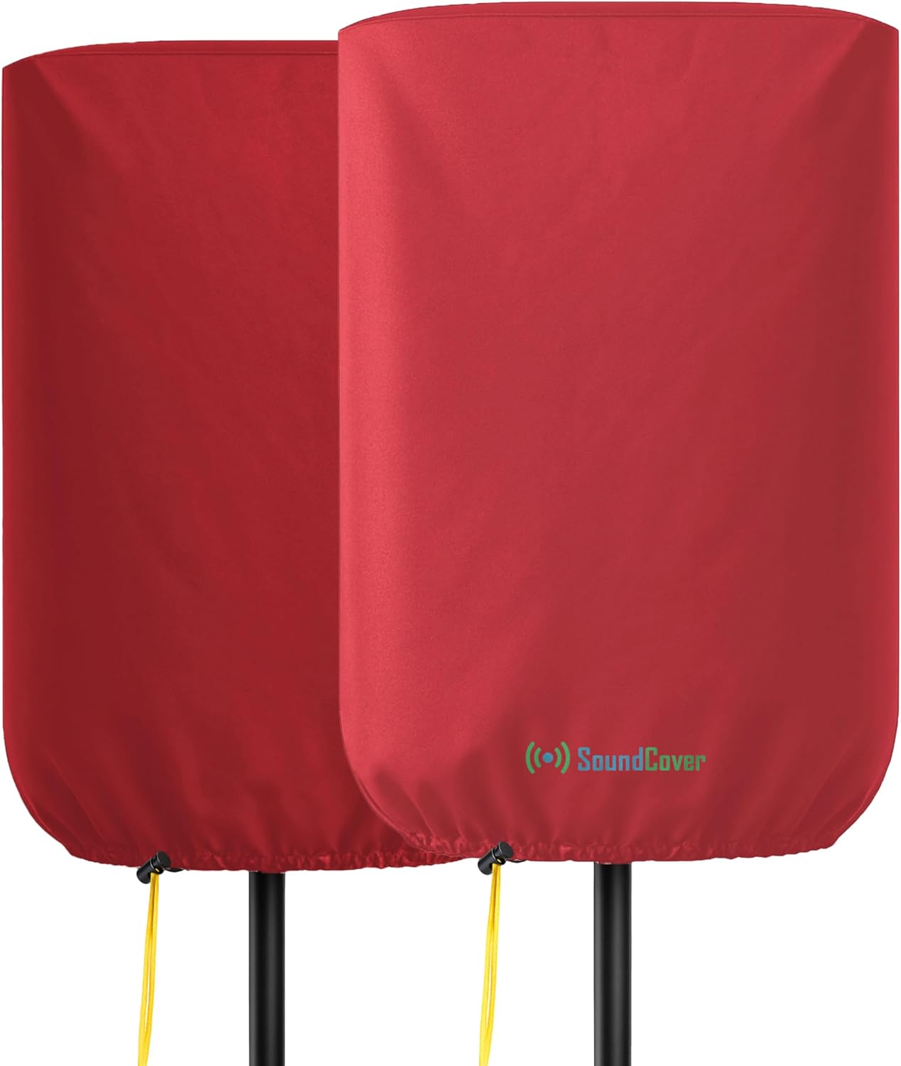 FUNDA PROTECTORA PARA PARLANTE PA/DJ DE 15 PULGADAS SOUNDCOVER 600D ROJA - 1