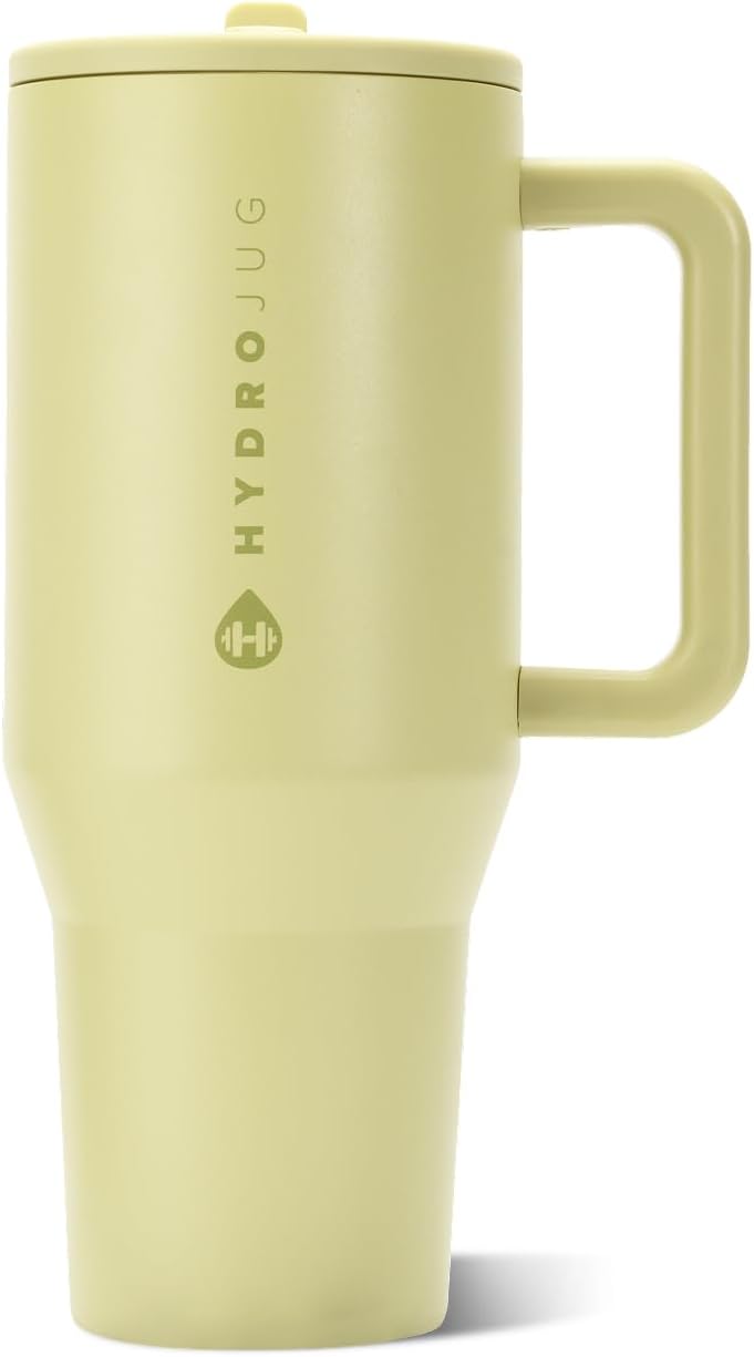 VASO TUMBLER HYDROJUG TRAVELER 32OZ CON AISLAMIENTO, ASA Y POPOTE ACEITUNA - 1