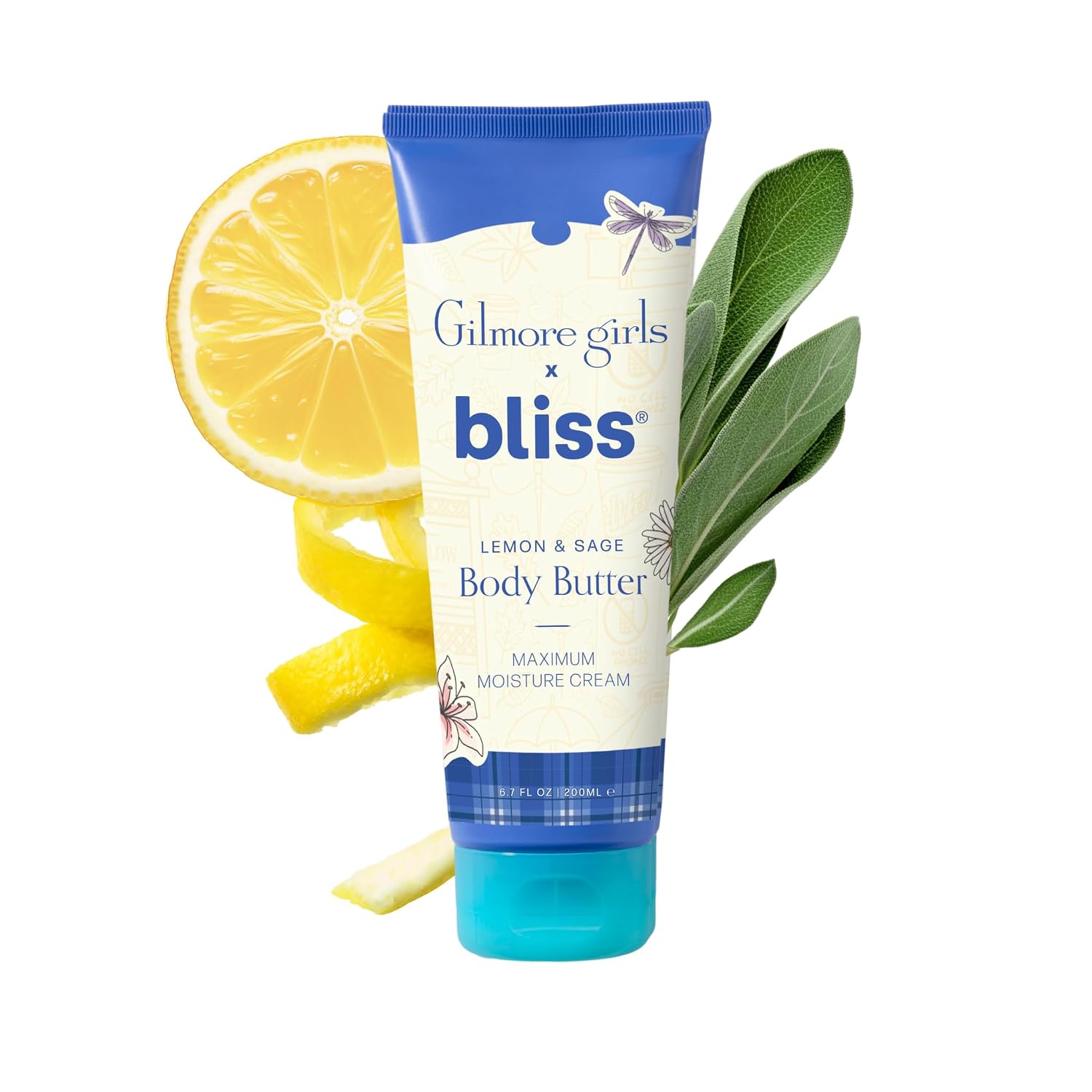 CREMA CORPORAL BLISS GILMORE GIRLS LIMÓN Y SALVIA PARA PIEL SENSIBLE - 1