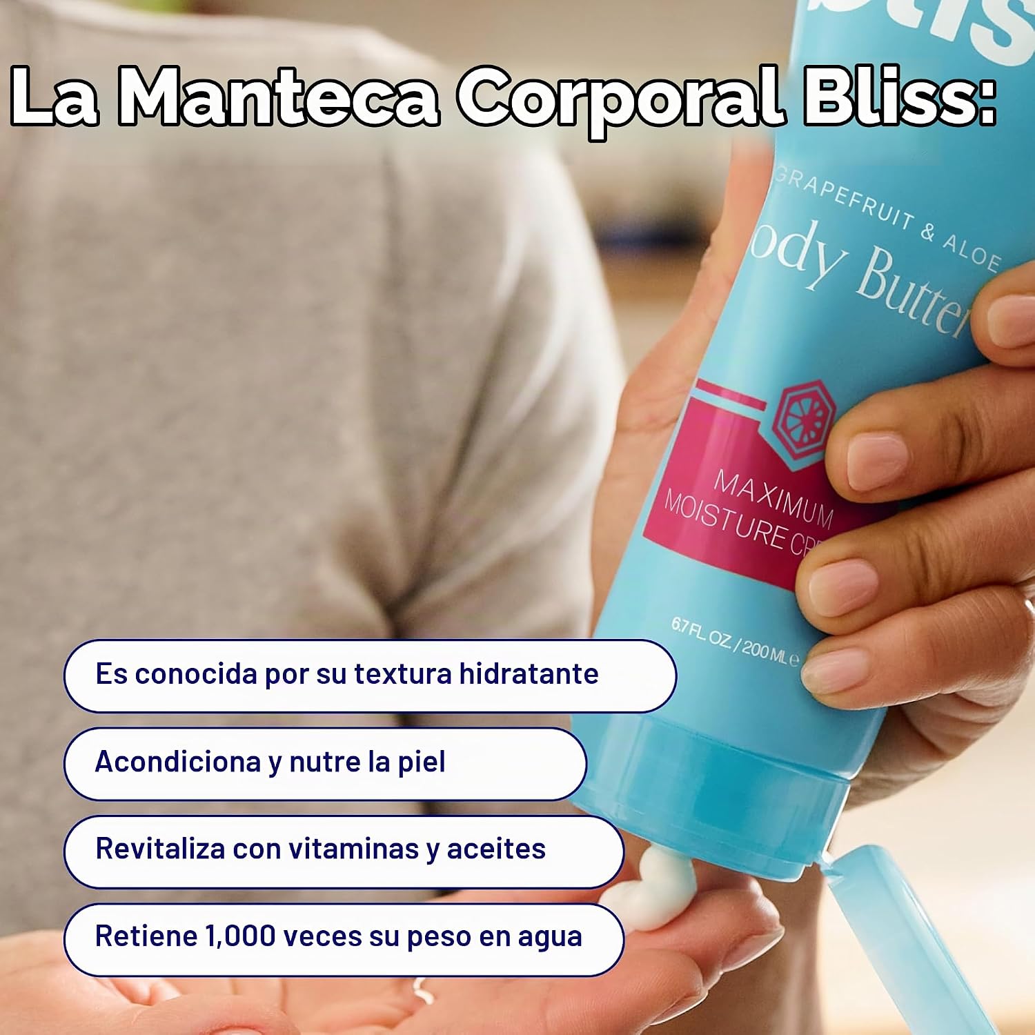 CREMA CORPORAL BLISS TORONJA Y ALOE 6.7 FL OZ - 4