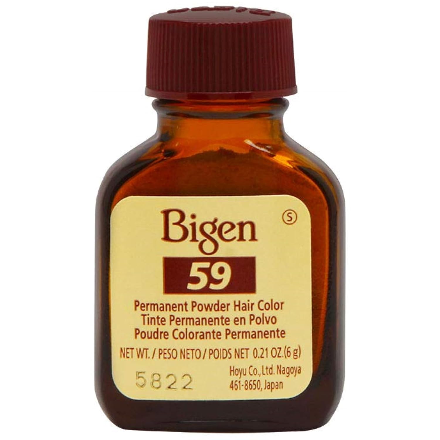 TINTURA PERMANENTE EN POLVO BIGEN 59 NEGRO ORIENTAL PACK DE 2 - 2