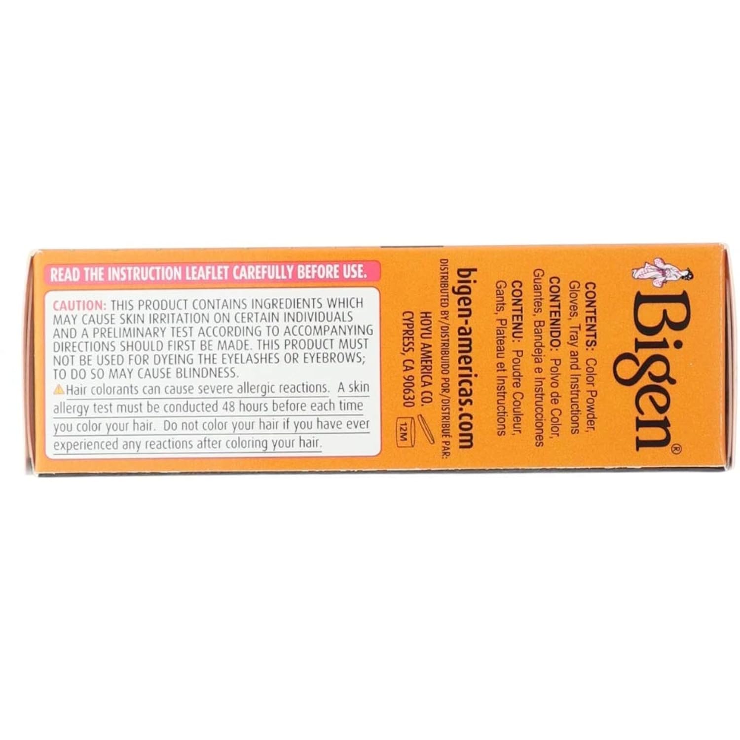 TINTURA PERMANENTE EN POLVO BIGEN 59 NEGRO ORIENTAL PACK DE 2 - 4