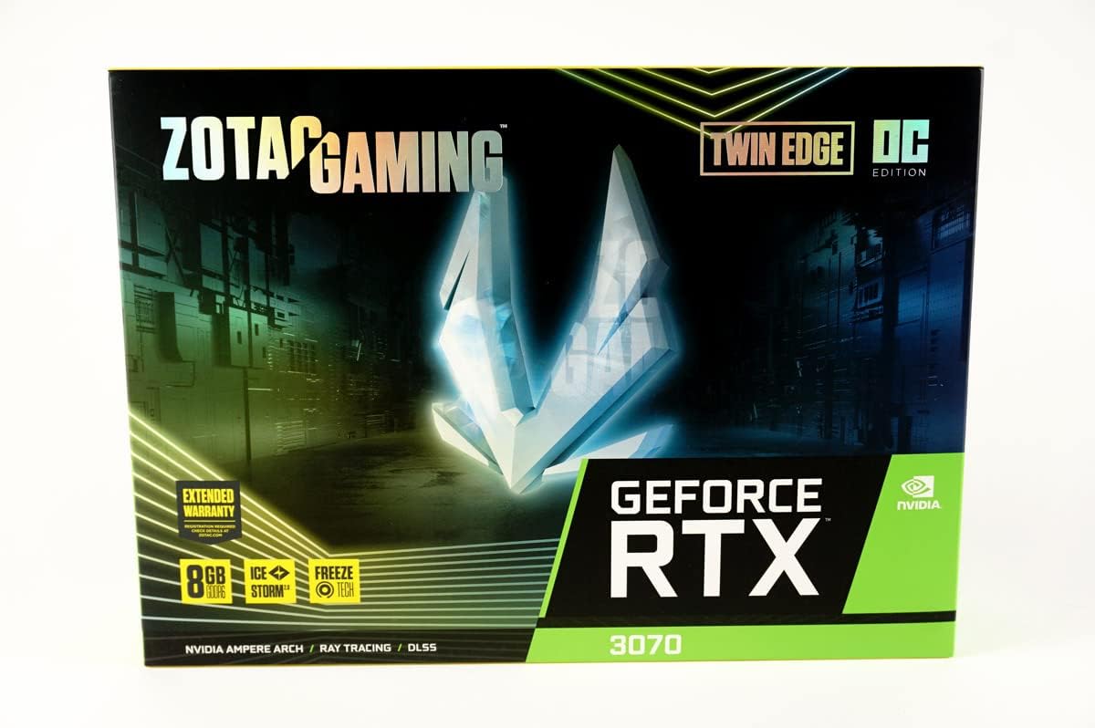 TARJETA DE VIDEO ZOTAC GAMING GEFORCE RTX 3070 TWIN EDGE OC 8GB GDDR6 - 5