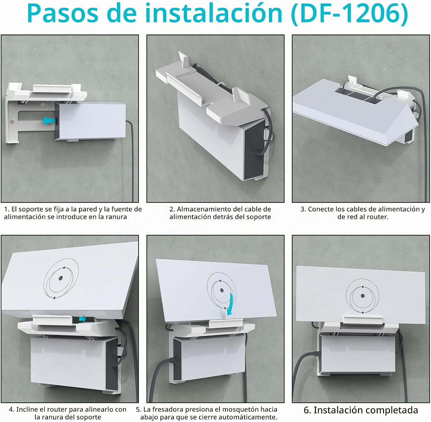 SOPORTE DE PARED 2 EN 1 PARA ROUTER STARLINK GEN 3 MSAFF - 3