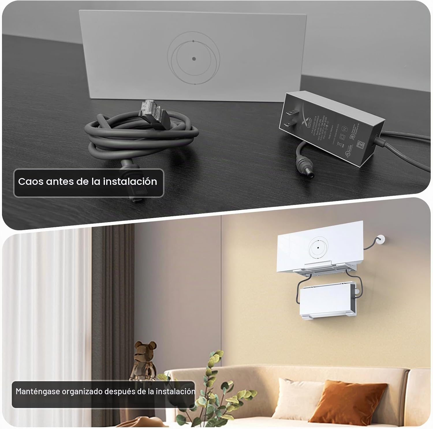 SOPORTE DE PARED 2 EN 1 PARA ROUTER STARLINK GEN 3 MSAFF - 4