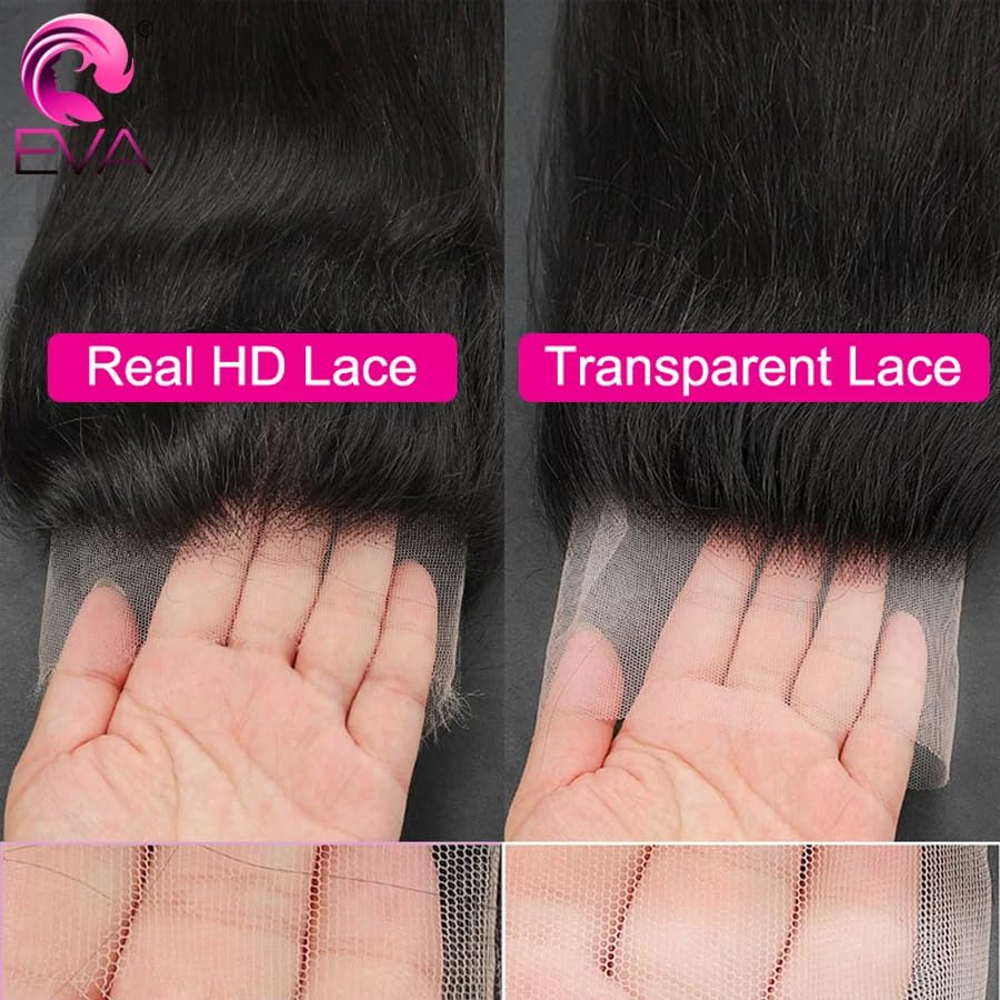 CIERRE FRONTAL HD LACE FRONTAL SKINLIKE CABELLO HUMANO 6X6 20 PULGADAS LISO - 5