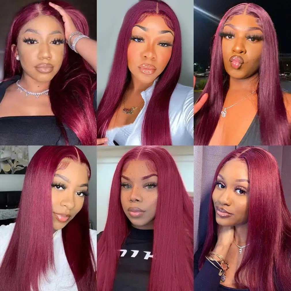 EXTENSIONES DE CABELLO TAPE IN LAKAISA 24 PULGADAS COLOR BURDEO CABELLO HUMANO REMY 40G 10 PIEZAS - 2