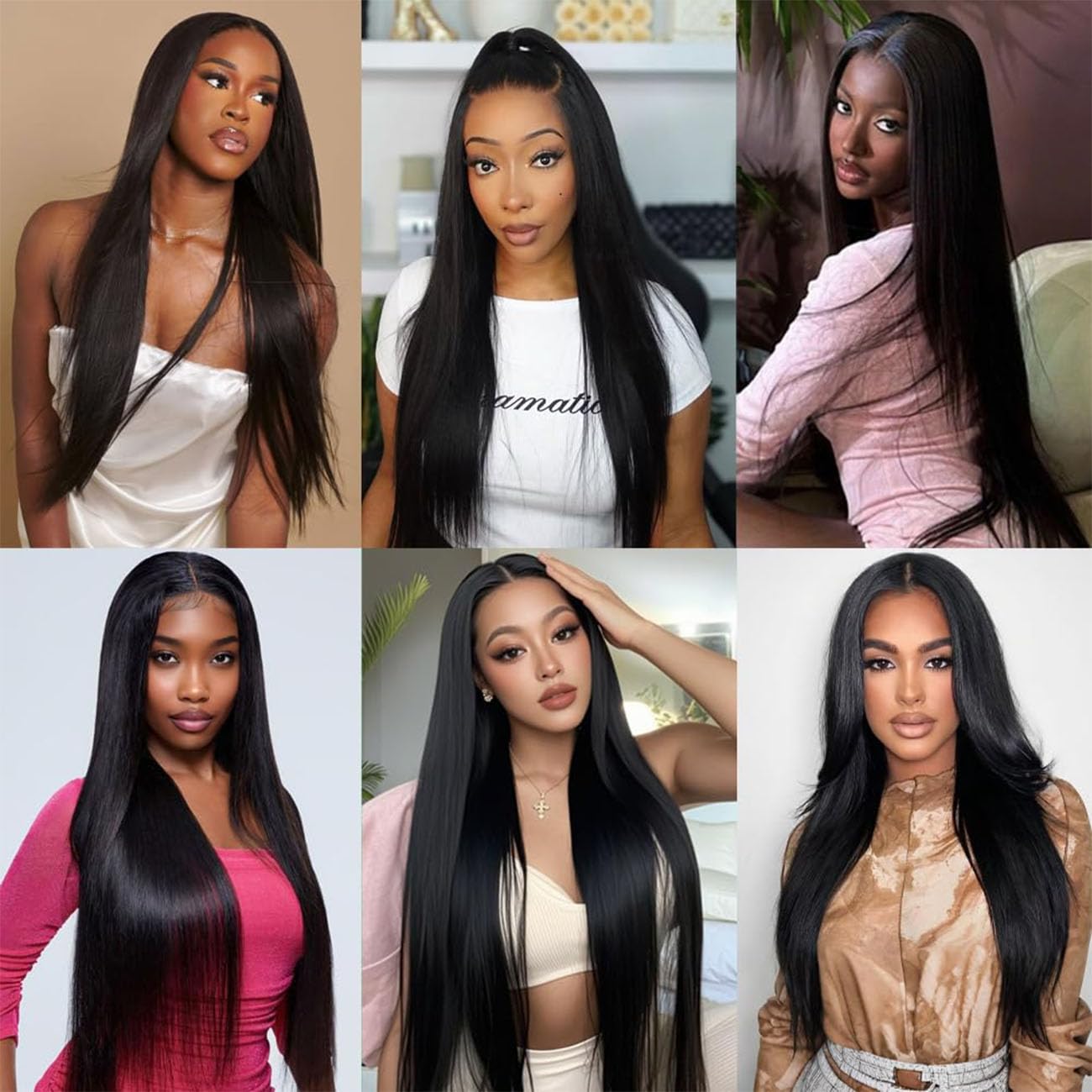 EXTENSIONES DE CABELLO CLIP IN LAKAISA 18 PULGADAS NEGRO NATURAL 120G 7 PIEZAS - 2