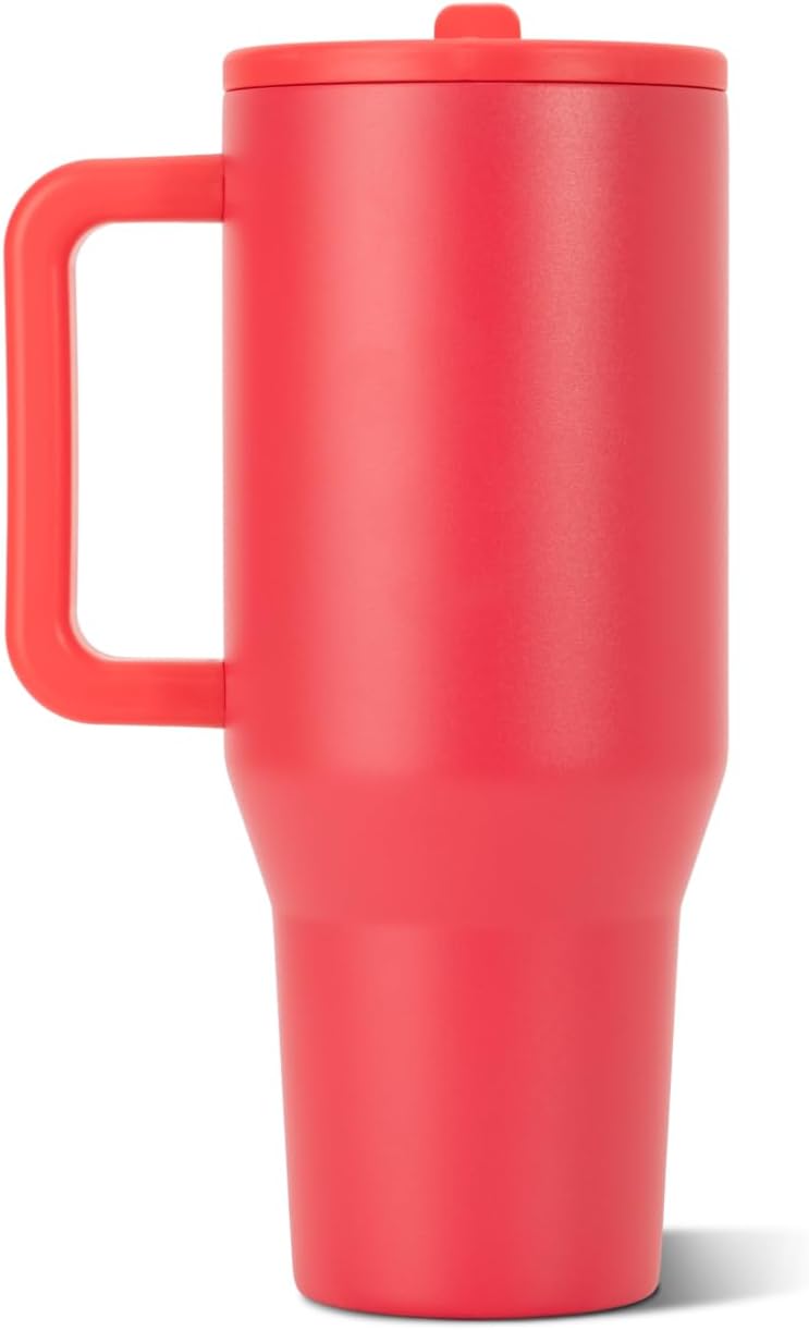 VASO TÉRMICO HYDROJUG TRAVELER 32OZ CON ASA Y POPOTE, FRUIT PUNCH - 2