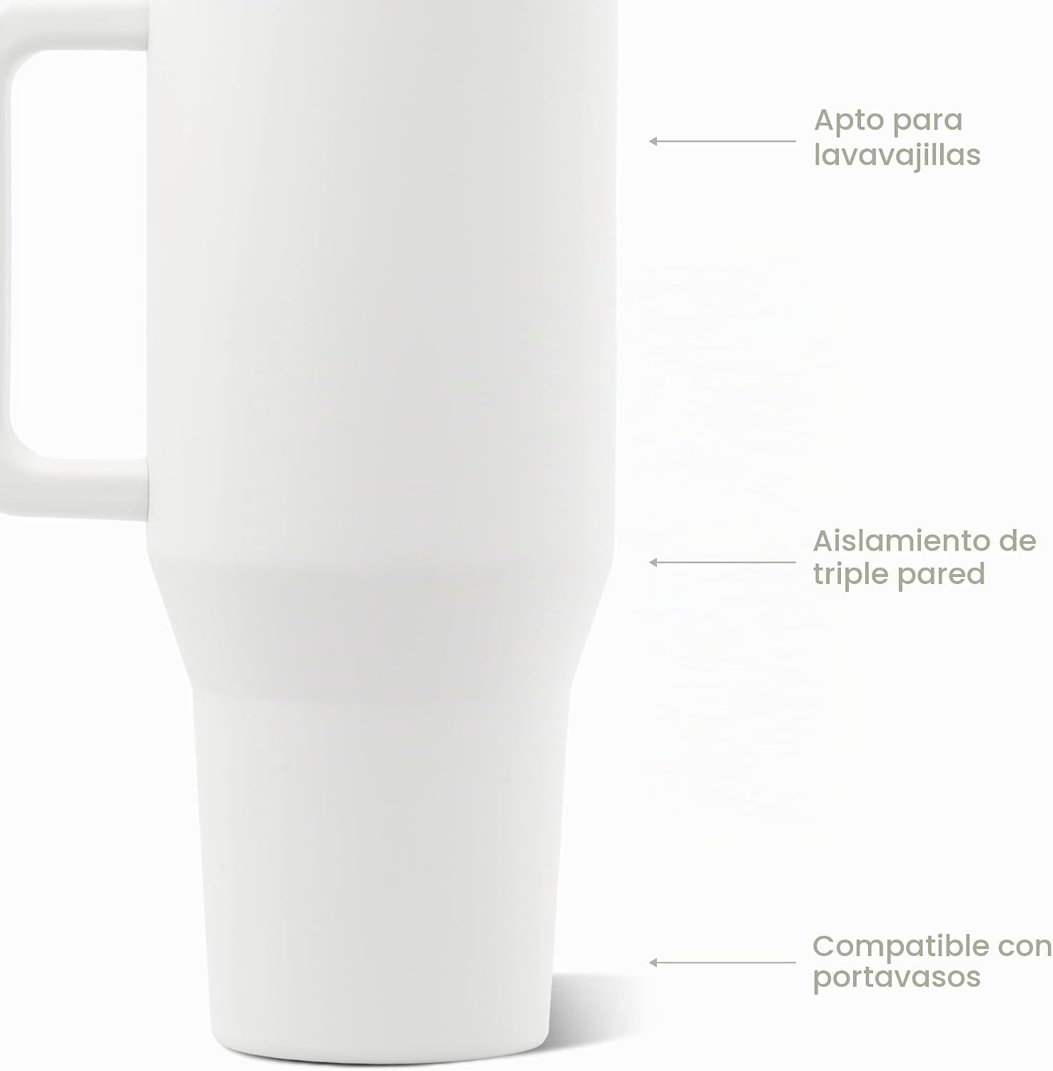 VASO TUMBLER HYDROJUG TRAVELER 40OZ CON ASA Y POPOTE LUNAR - 3