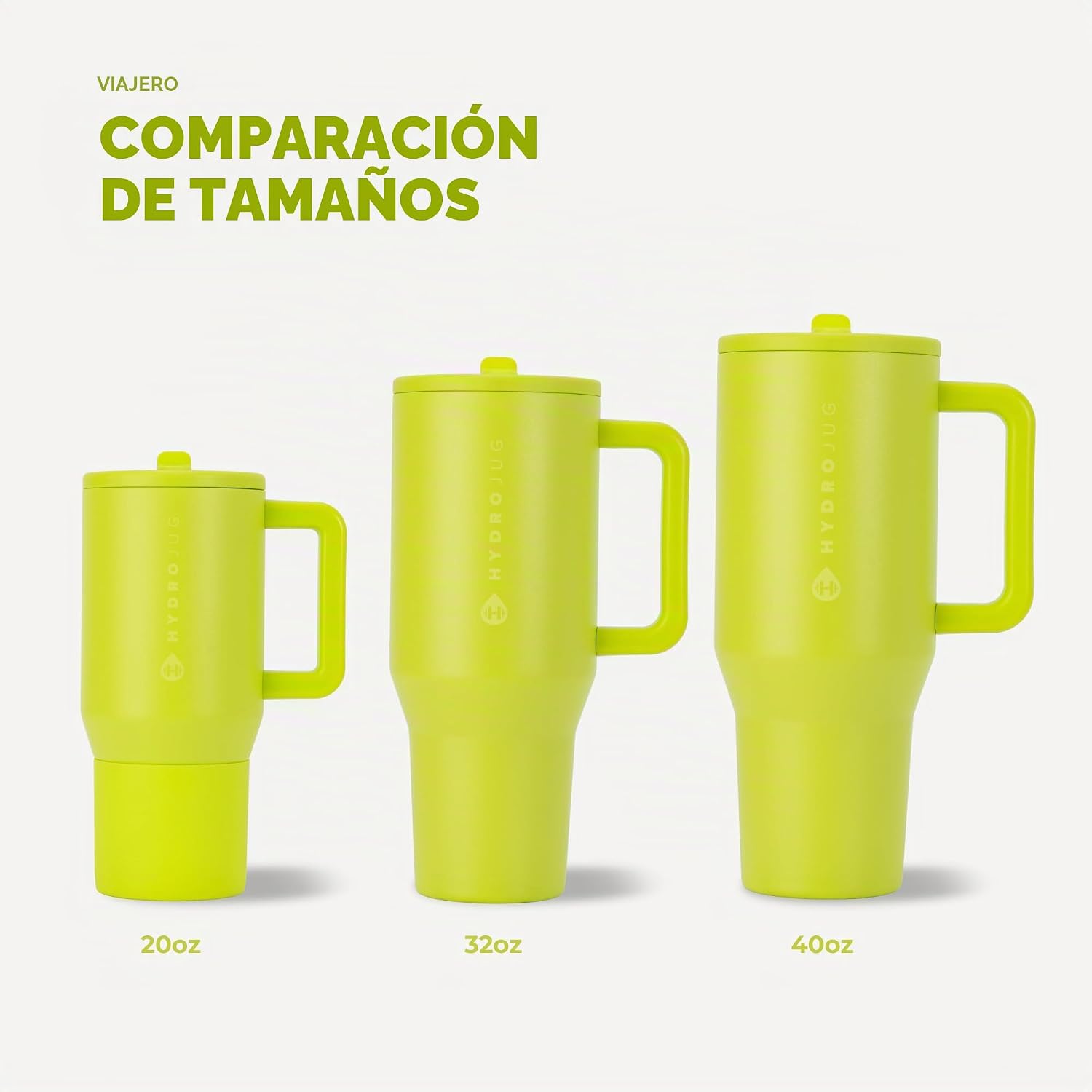 VASO TÉRMICO HYDROJUG TRAVELER 40OZ CON ASA Y POPOTE, LIMÓN LIMA - 5