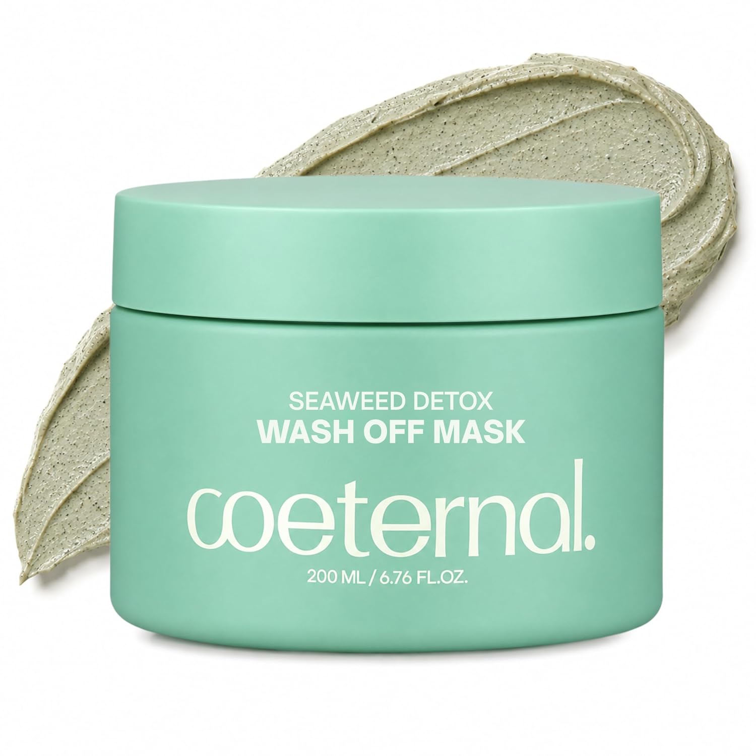 MASCARILLA FACIAL DE ALGAS COREANAS CON BENTONITA Y CAOLÍN COETERNAL 200ML - 1