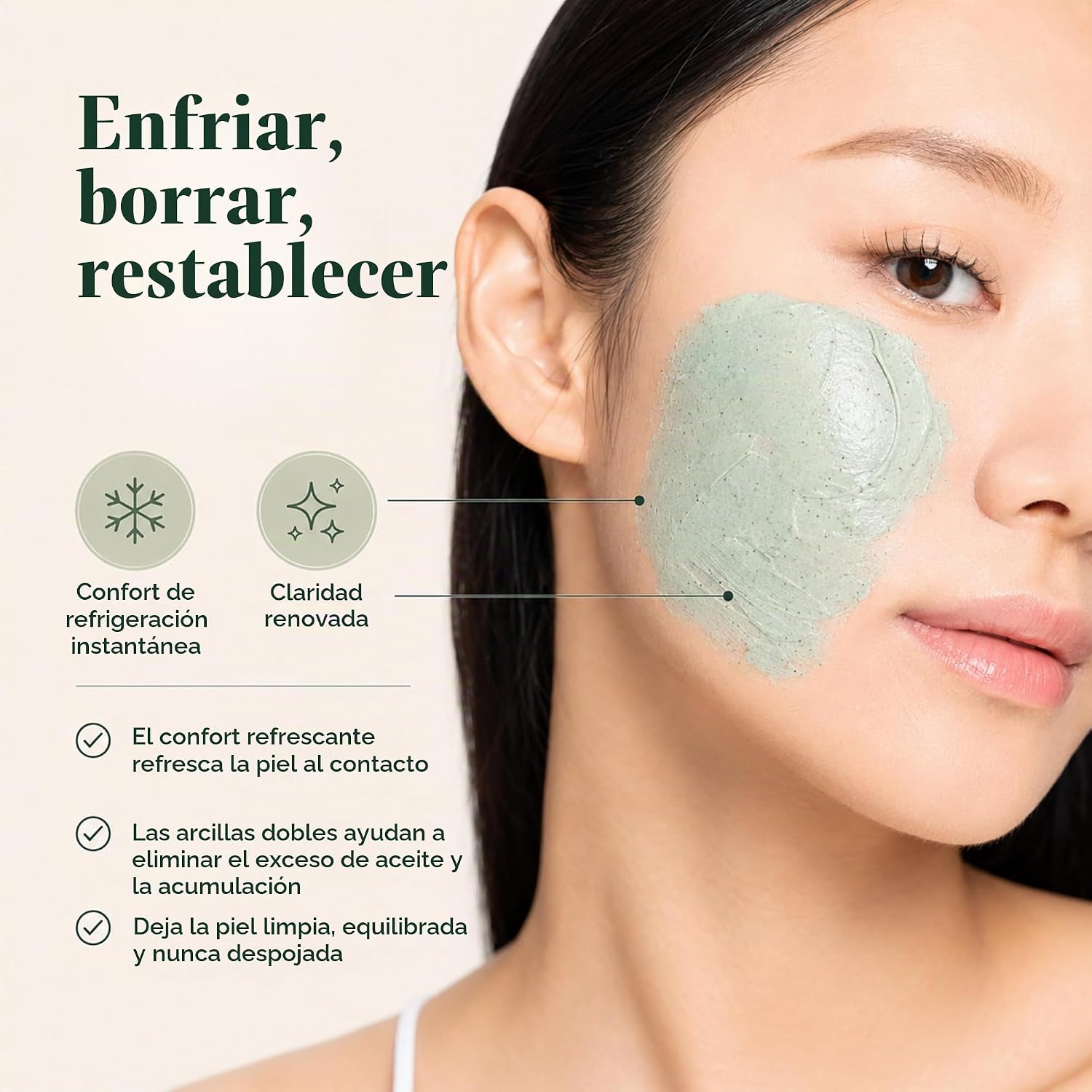 MASCARILLA FACIAL DE ALGAS COREANAS CON BENTONITA Y CAOLÍN COETERNAL 200ML - 3