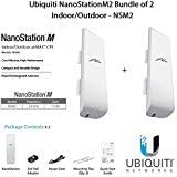 ROUTER UBIQUITI NANOSTATIONM2 AIRMAX CPE INDOOR/OUTDOOR PACK DE 2 UNIDADES - 1