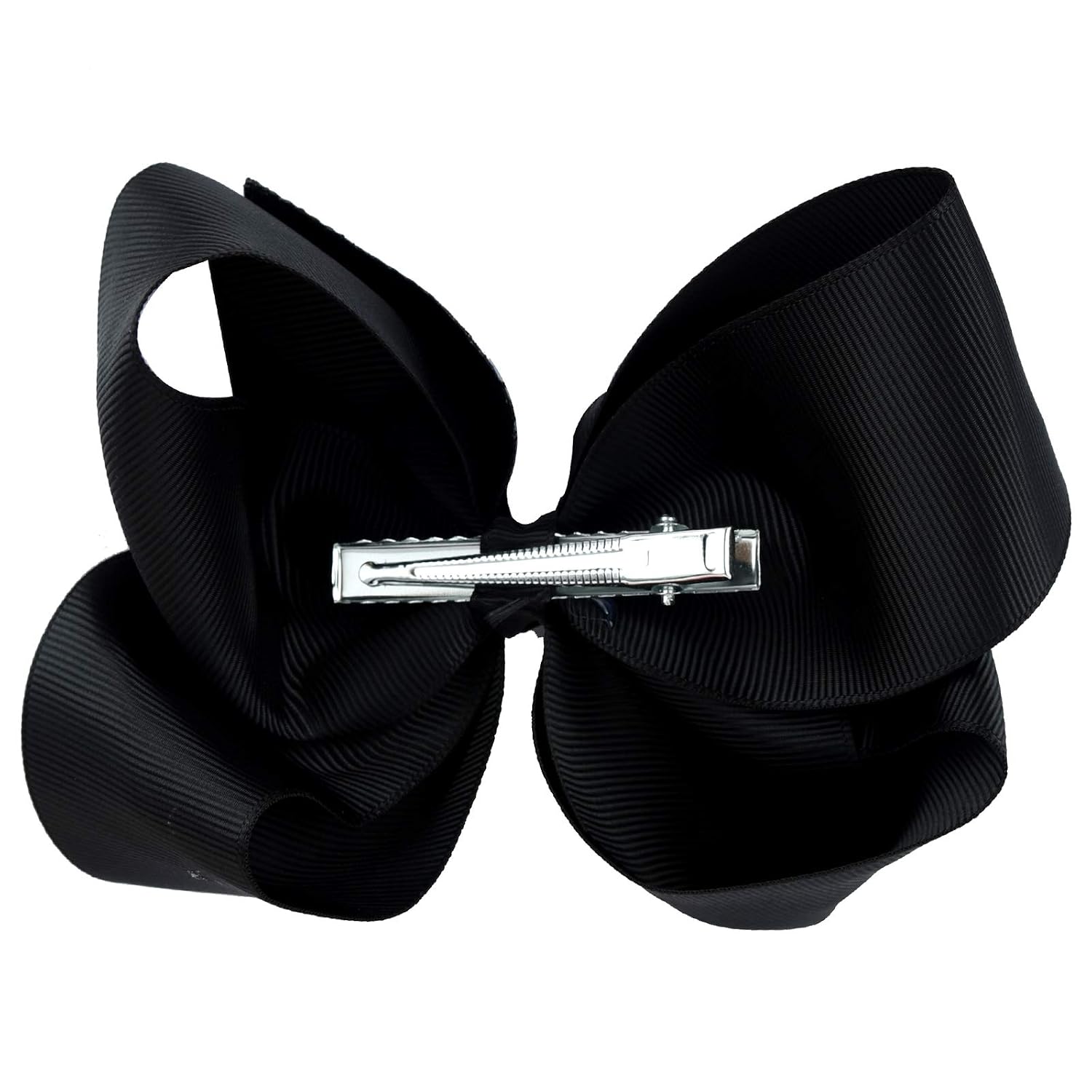 SET DE 16 MOÑOS PARA CABELLO DEEKA 4 PULGADAS CON PINZAS COCODRILO NEGRO - 5
