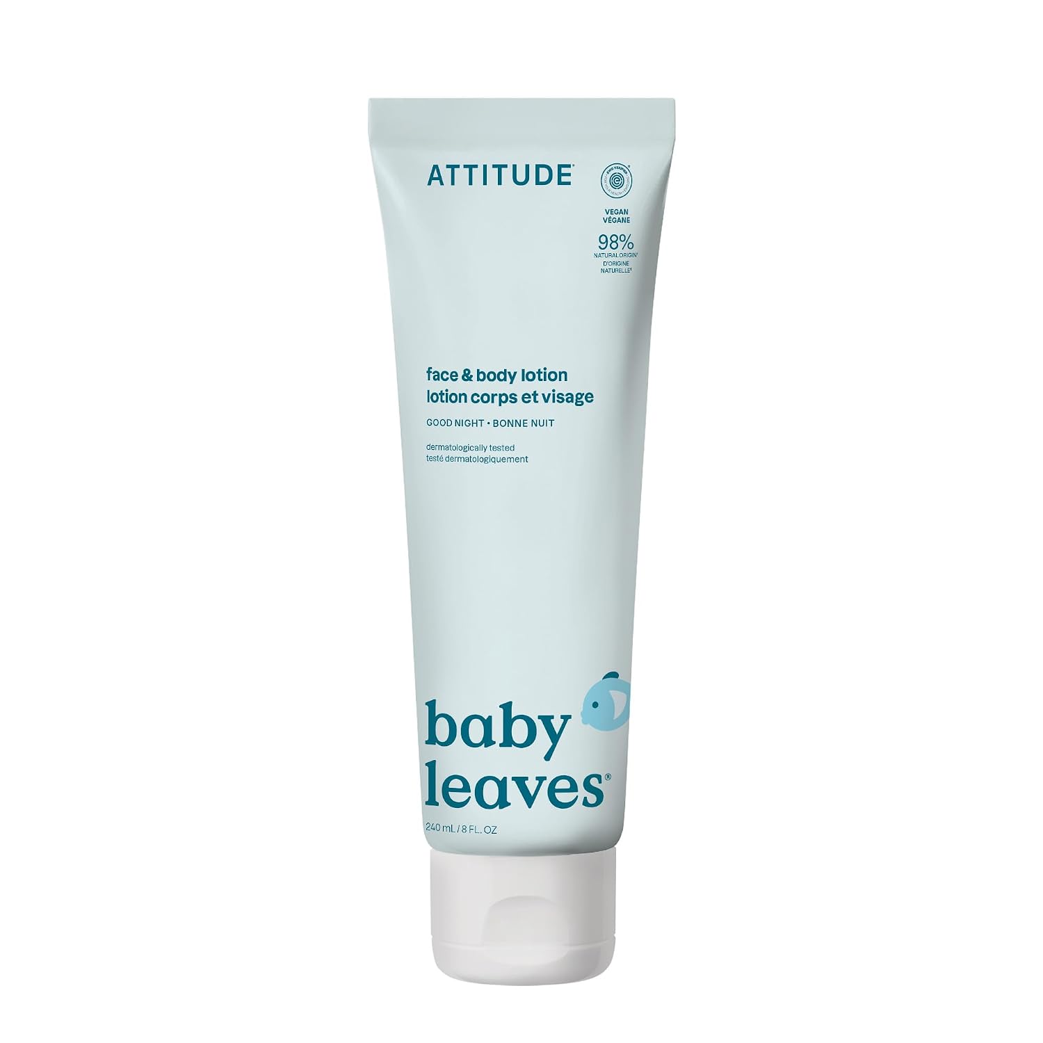 LOCIÓN CORPORAL ATTITUDE GOOD NIGHT PARA BEBÉ, 237 ML - 1