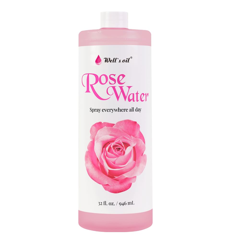 HIDROSOL DE ROSAS WELL'S OIL SPRAY PARA ROSTRO Y CABELLO 946 ML - 1