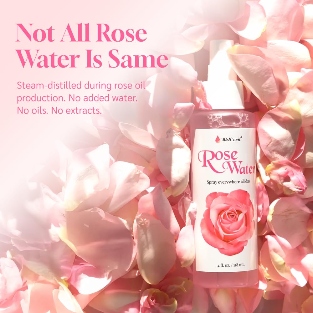 HIDROSOL DE ROSAS WELL'S OIL SPRAY PARA ROSTRO Y CABELLO 946 ML - 4