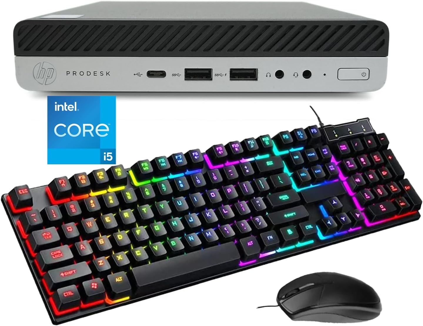 COMPUTADORA DE ESCRITORIO HP PRODESK 600 G3 MINI INTEL CORE I5-6500T 16GB RAM 256GB SSD WINDOWS 11 PRO - 1
