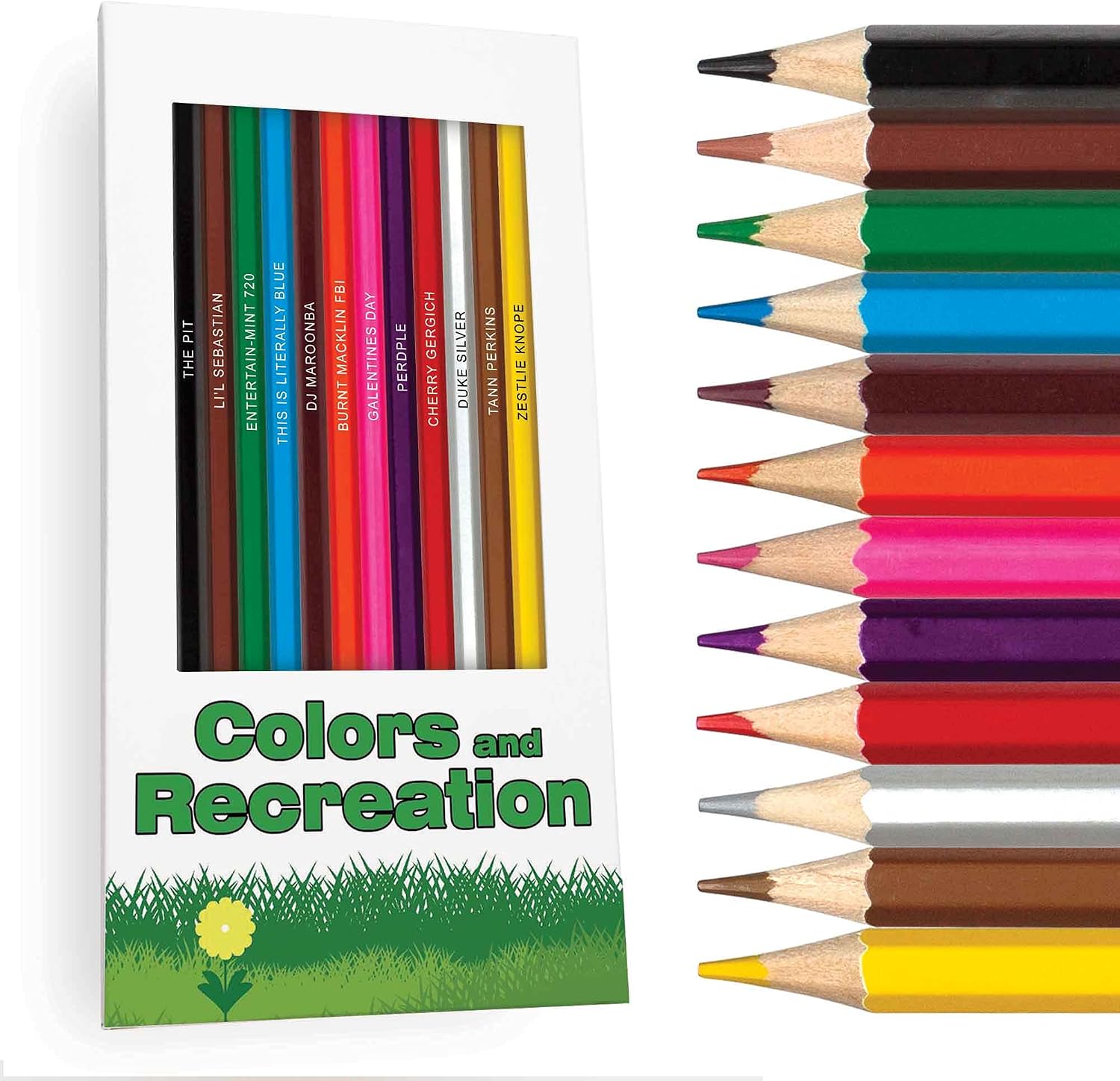 SET DE LÁPICES DE COLOR PUN LABS TEMÁTICA TV SHOWS 12 PIEZAS - 1