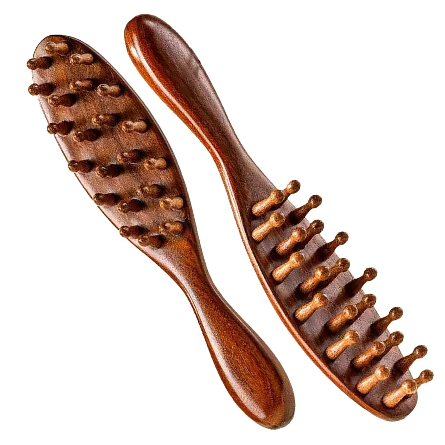CEPILLO PARA DREADLOCKS LOCSANITY SÁNDALO NATURAL CON CERDAS ANCHAS - 1