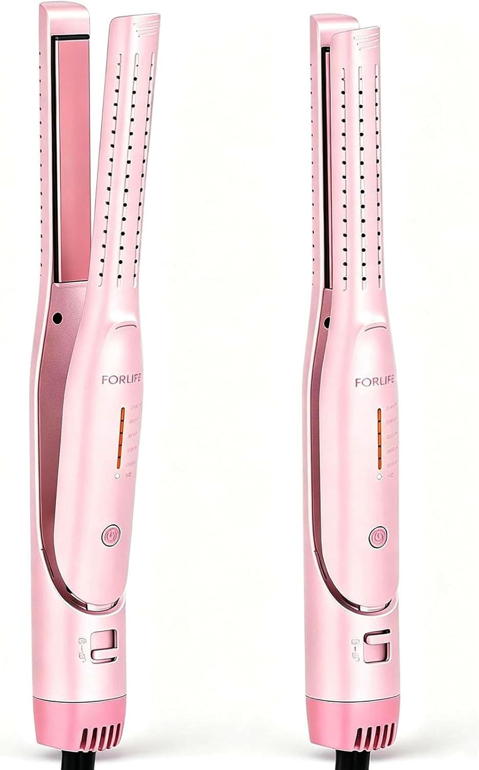 RIZADOR DE CABELLO FORLIFA 2 EN 1 PARA CABELLO CORTO, PLANCHAS FLOTANTES 0.6 PULGADAS - 1