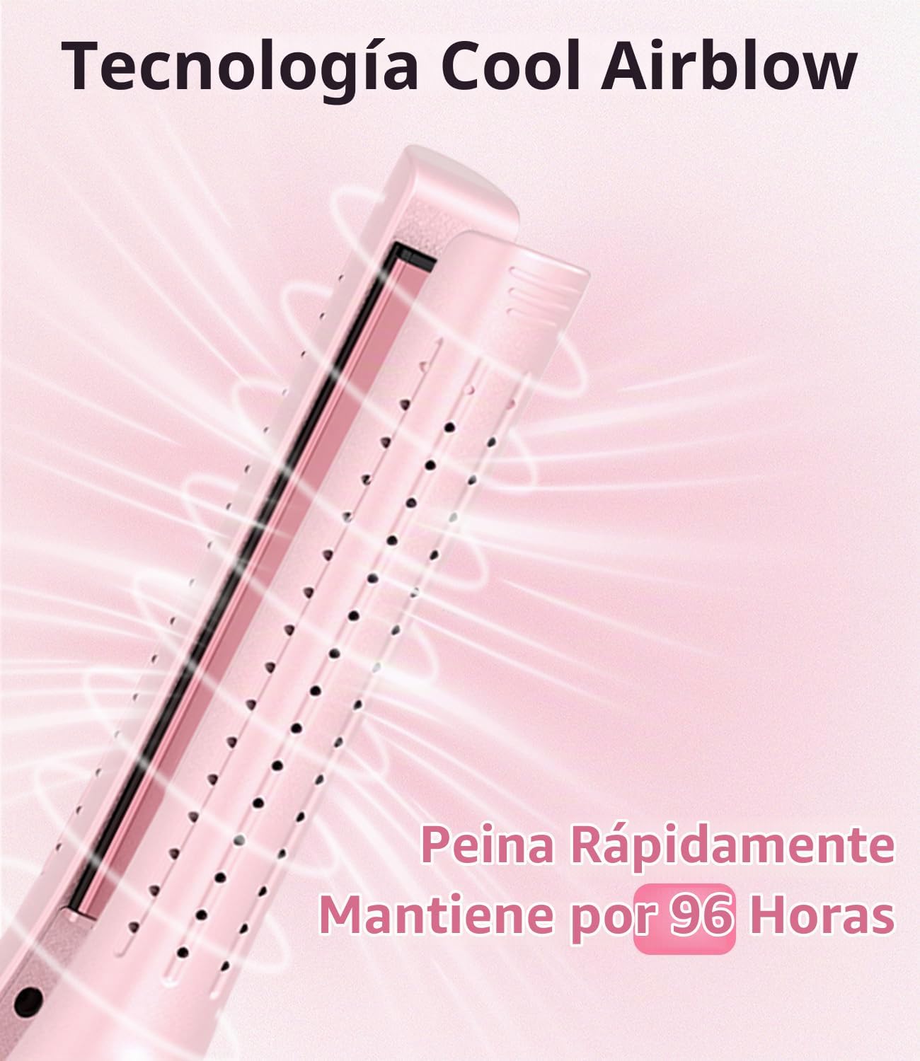 RIZADOR DE CABELLO FORLIFA 2 EN 1 PARA CABELLO CORTO, PLANCHAS FLOTANTES 0.6 PULGADAS - 4